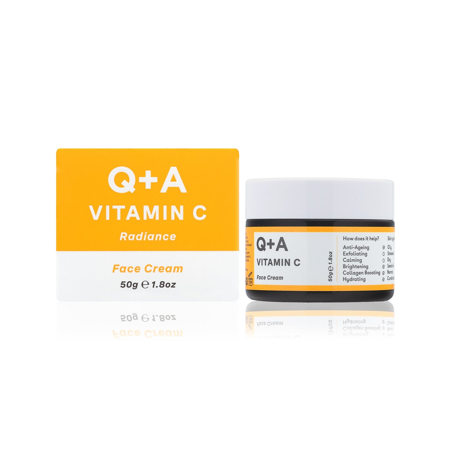 Q+A Radiance face cream vitamin c