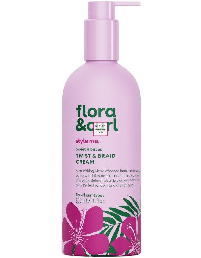 Flora & Curl Twist & braid cream sweet hibiscus