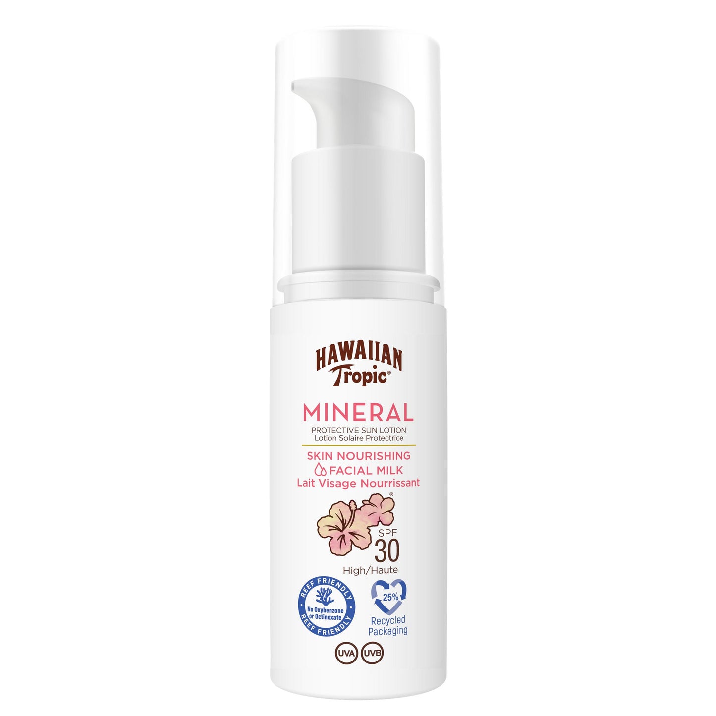 Hawaiian Tropic Mineral sunmilk face lotion spf30
