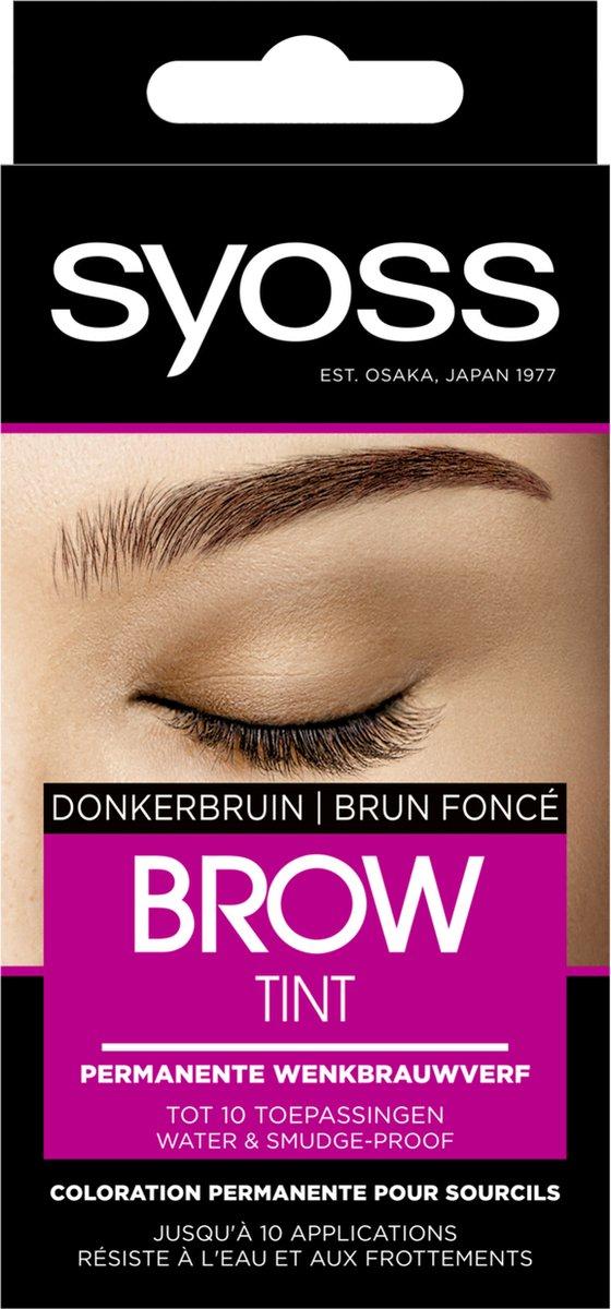 Syoss Browtint wenkbrauwverf donkerbruin