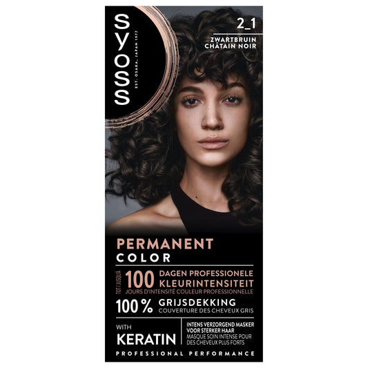 Syoss Color 2-1 zwart-bruin