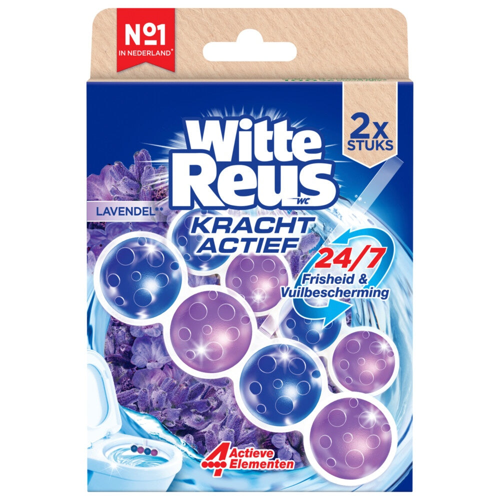 Witte Reus Wc blok kracht actief lavendel