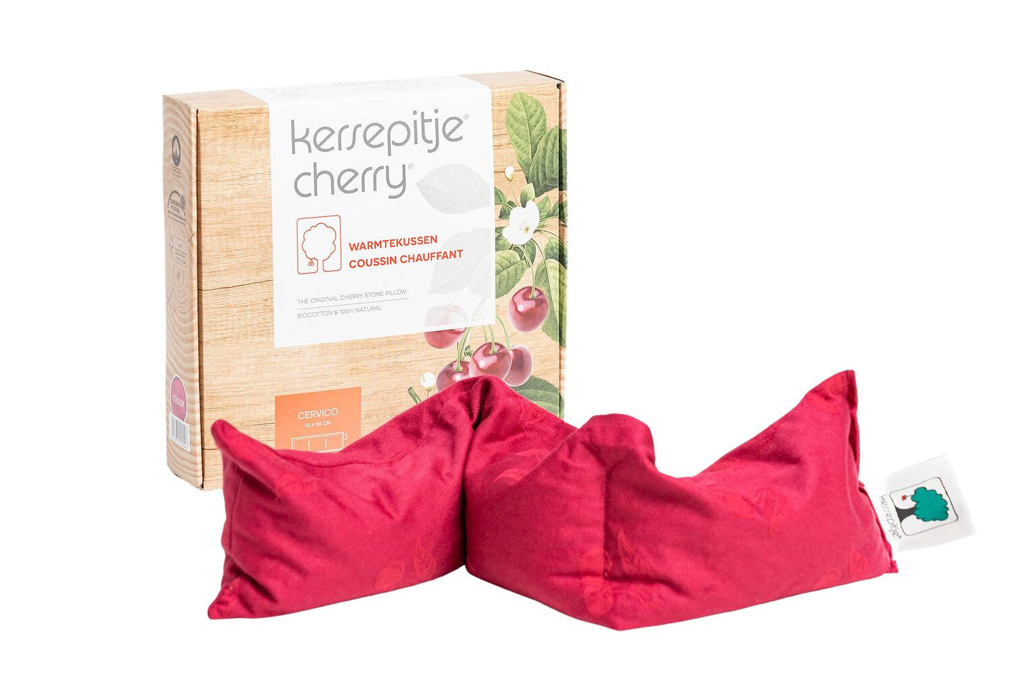 Kersepitje Kersenpitje kussen cervico 13 x 55 cm