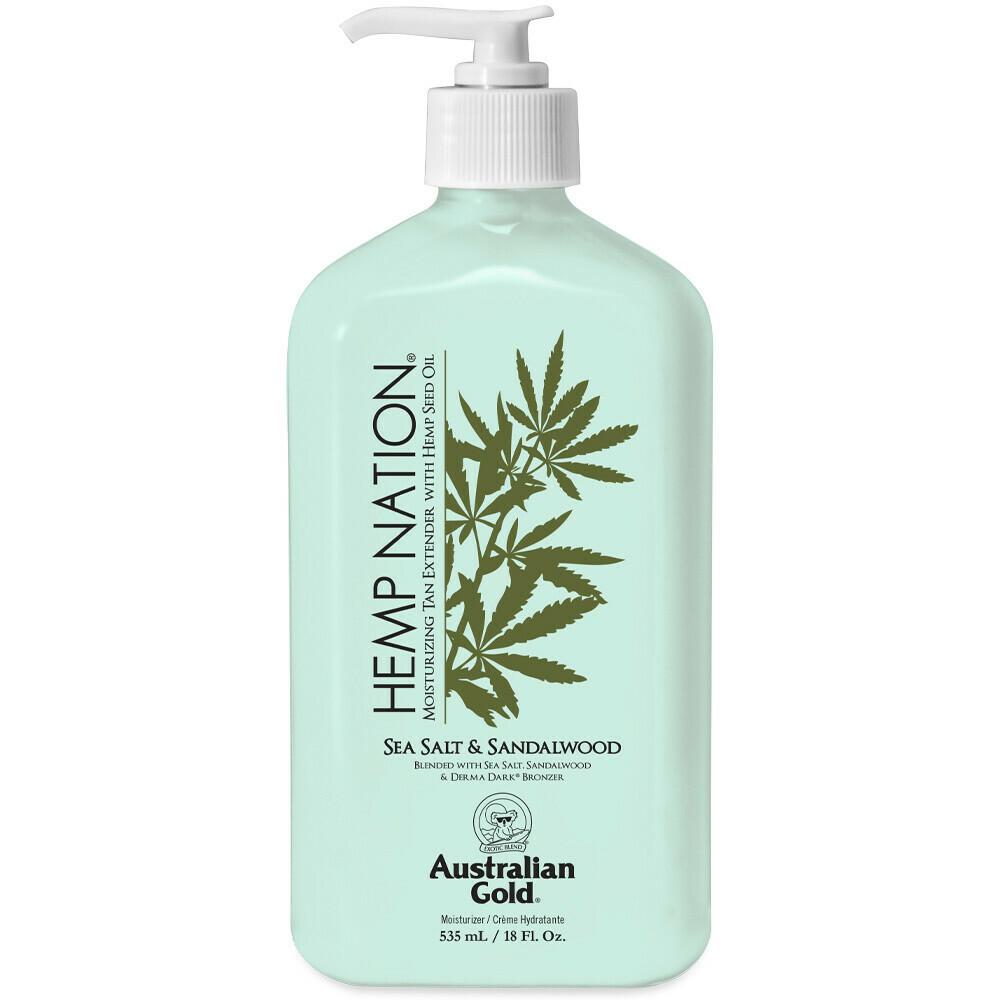 Australian Gold Hemp nation sea salt&sandalwood tan extender