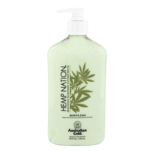 Australian Gold Hemp nation tan extender agave&lime