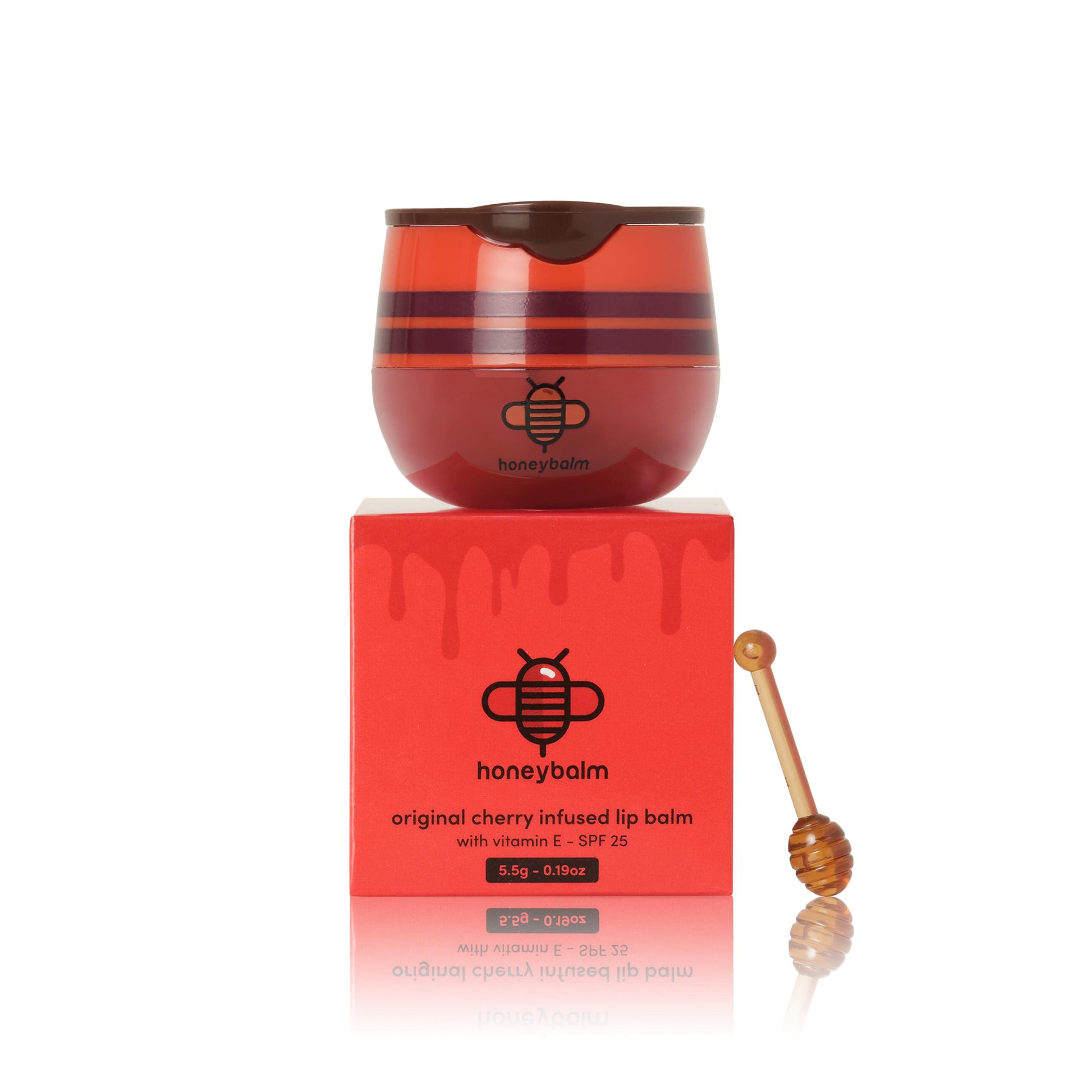 Honeybalm Lippenbalsem cherry + spf25