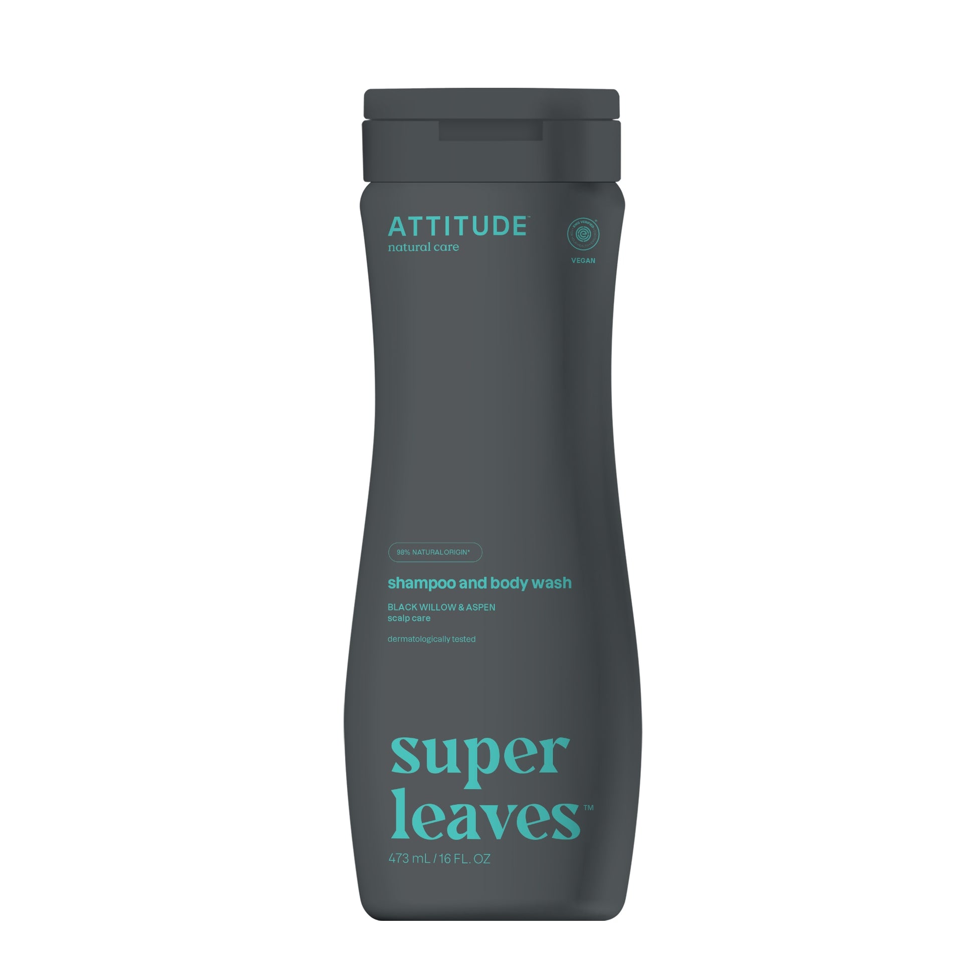 Attitude Super leaves men 2in1 shampoo - showergel scalp care