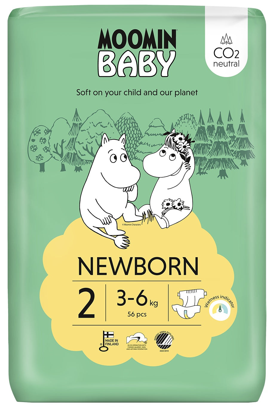 Moomin Baby luiers maat 2  3-6 kg