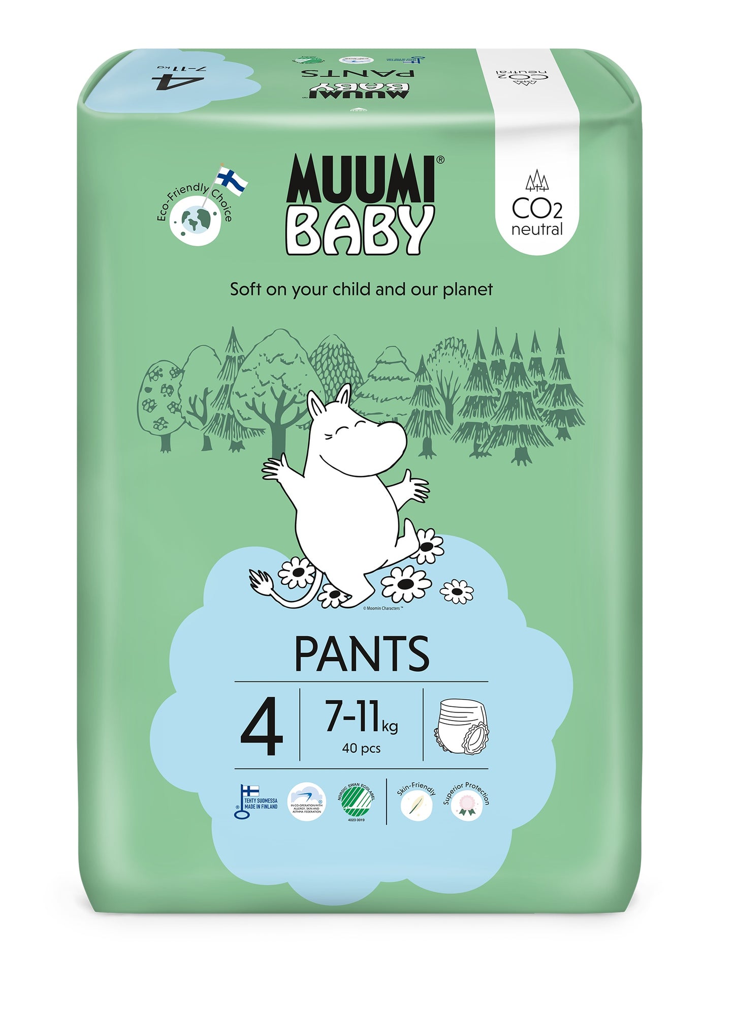 Muumi Baby luierbroekjes maat 4  7-11 kg