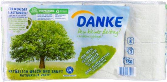 Danke Toiletpapier 3-laags - 8 rol scanpack