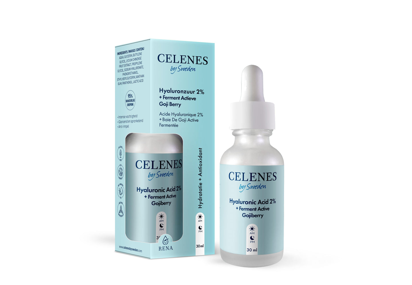 Celenes Serum hyaluronic aid ferment active gojiberry