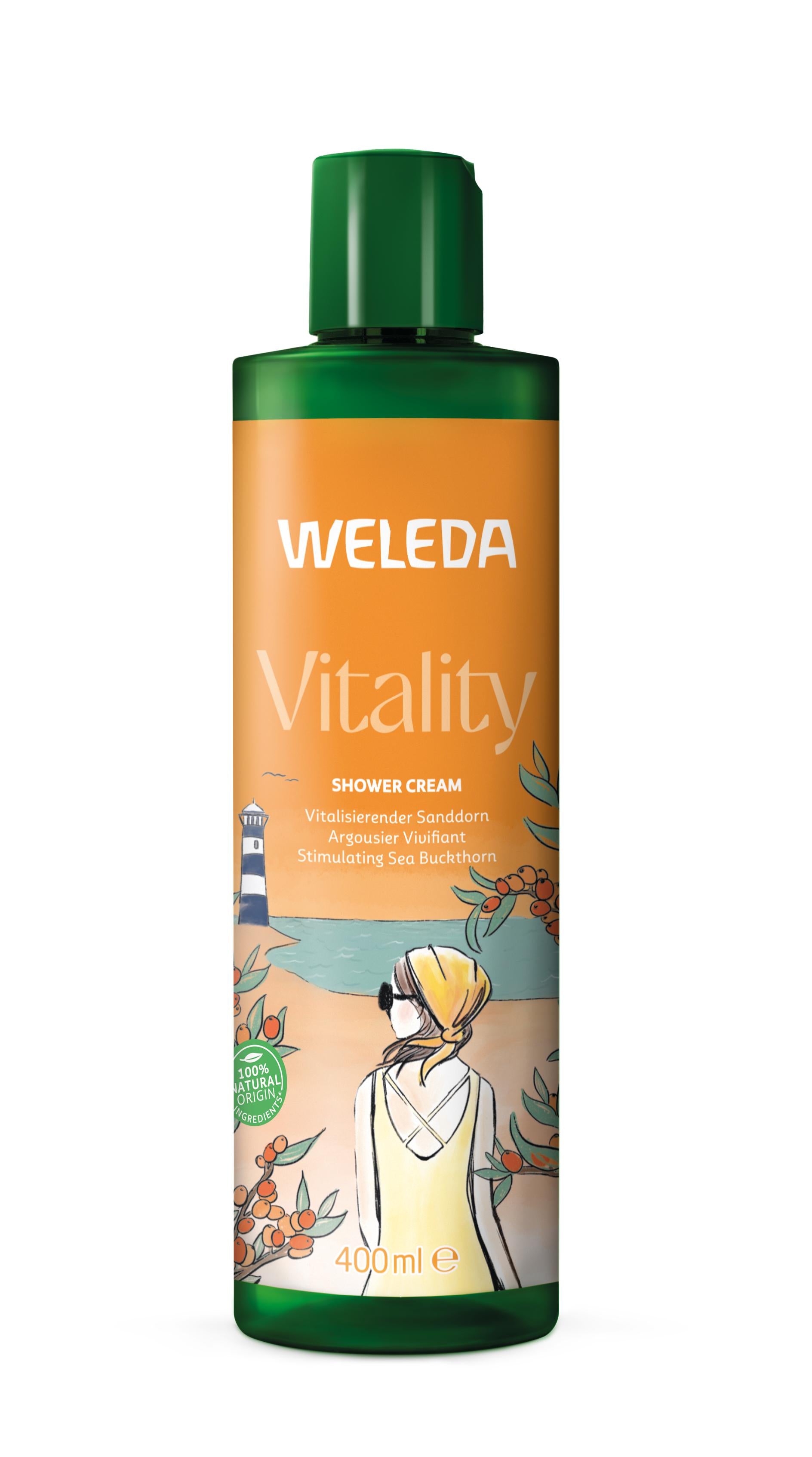 Weleda Vitality douche creme duindoorn