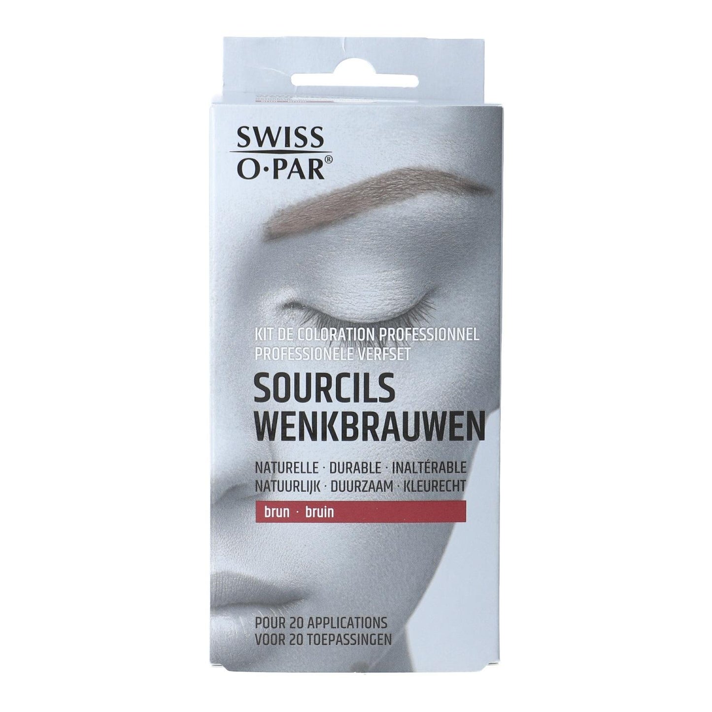 Swiss-O-Par Professionele verfset wenkbrauwen bruin