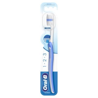 Oral-B Tandenborstel 1-2-3 indicator 35 medium