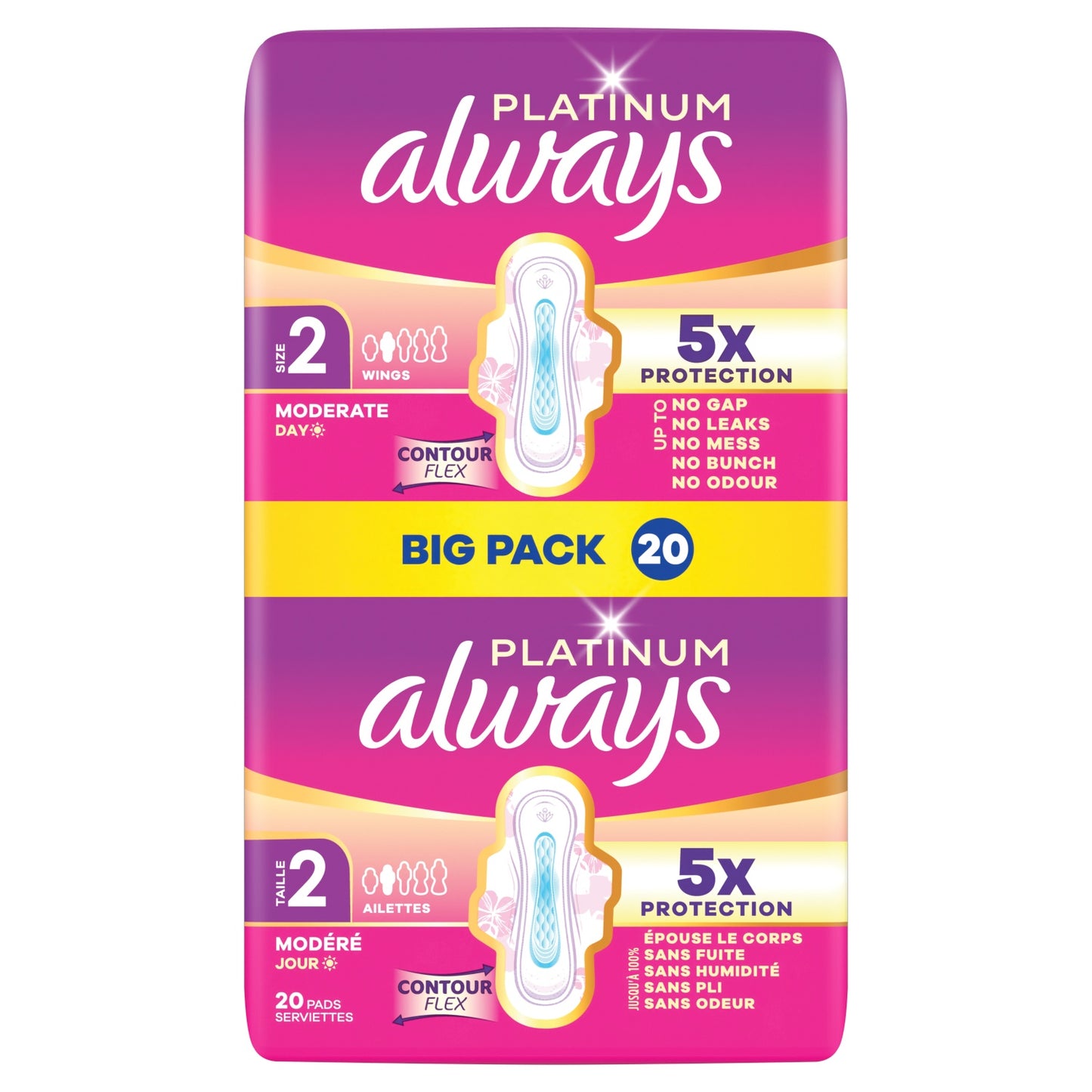 Always Maandverband platinum long+