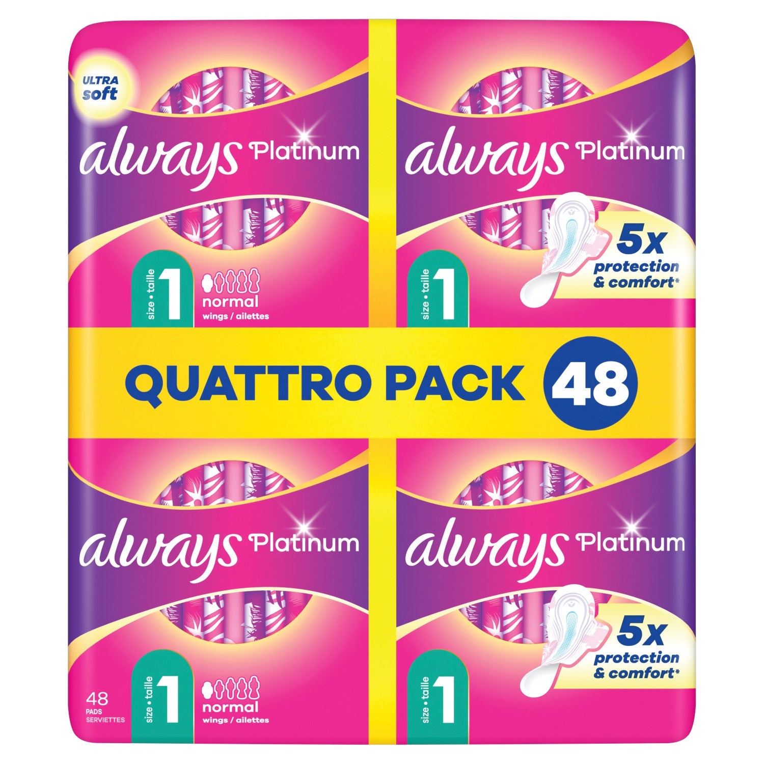 Always Maandverband platinum normal (mt 1)