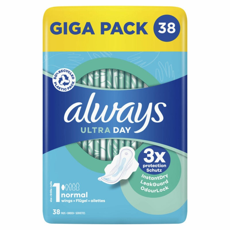 Always Maandverband ultra day normal + vleugels