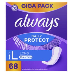 Always Inlegkruisjes daily protect long 0% perfume