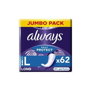 Always Inlegkruisjes daily protect long 0% perfume