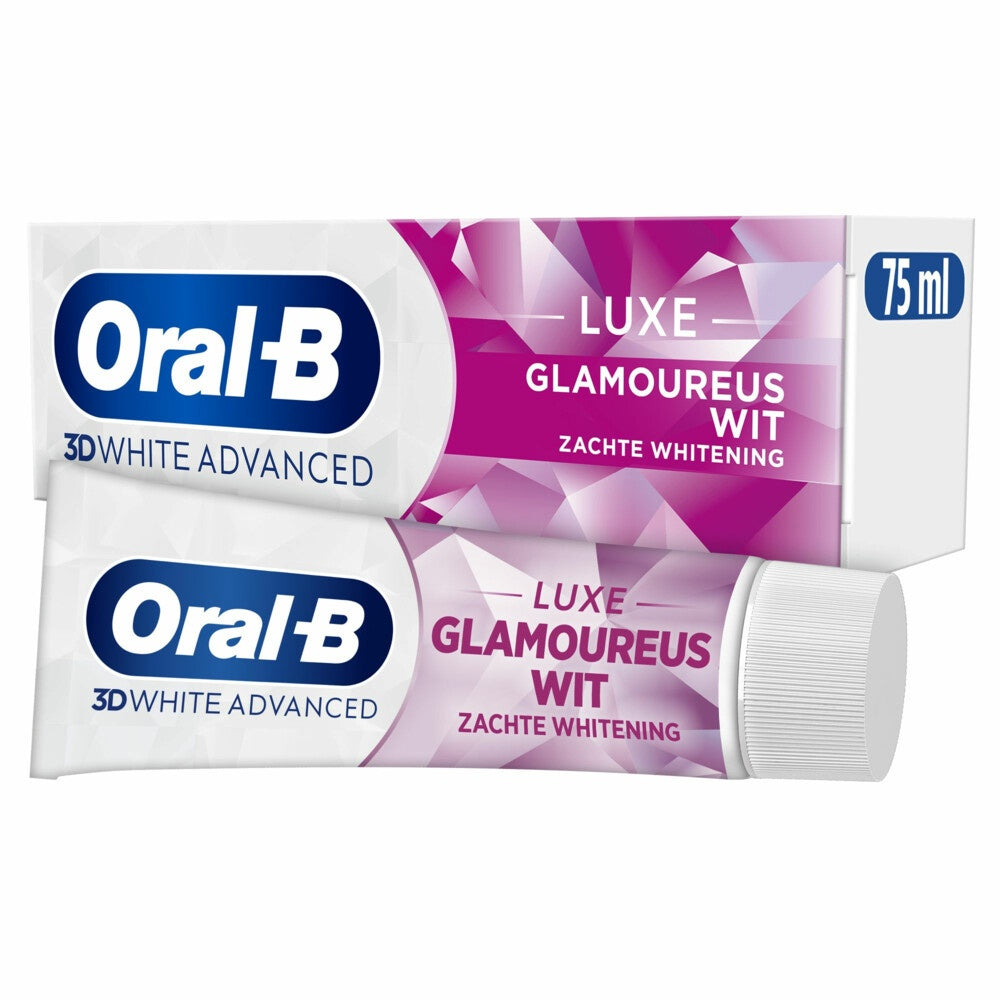 Oral-B Tandpasta 3d white luxe glamoureus wit