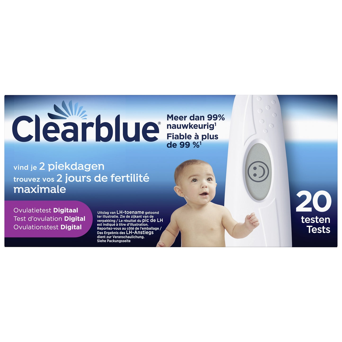 Clearblue Ovulatietest digital +20 sticks