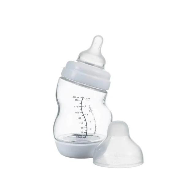 Difrax S-fles breed 200 ml glas assorti