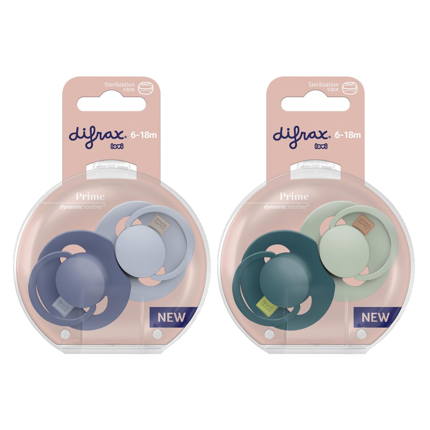 Difrax Fopspeen dynamische prime 6-18 m assorti