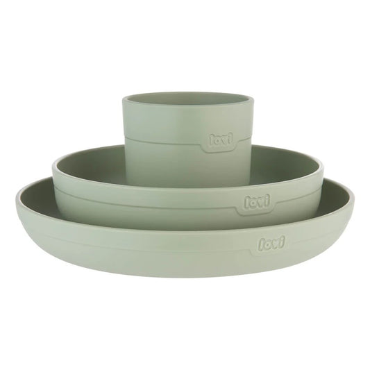 Difrax Lovi eetset met beker pistachio