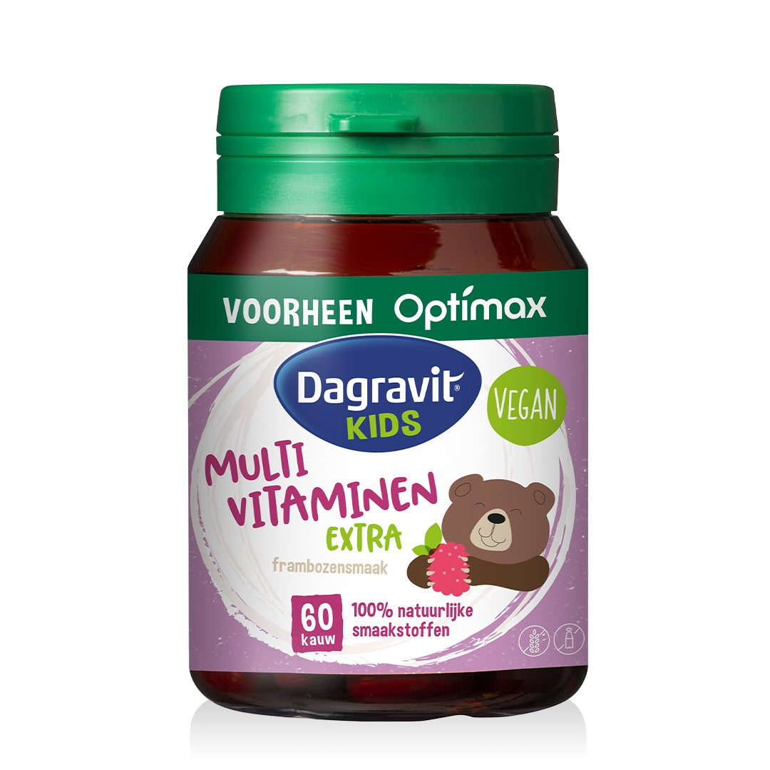 Dagravit Kids extra multivitamine framboos