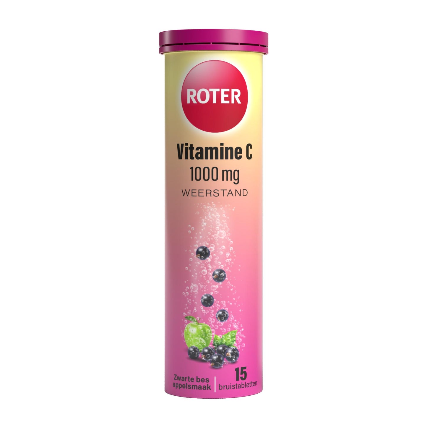 Roter Vitamine c 1000 mg bruis appel/zwarte bes