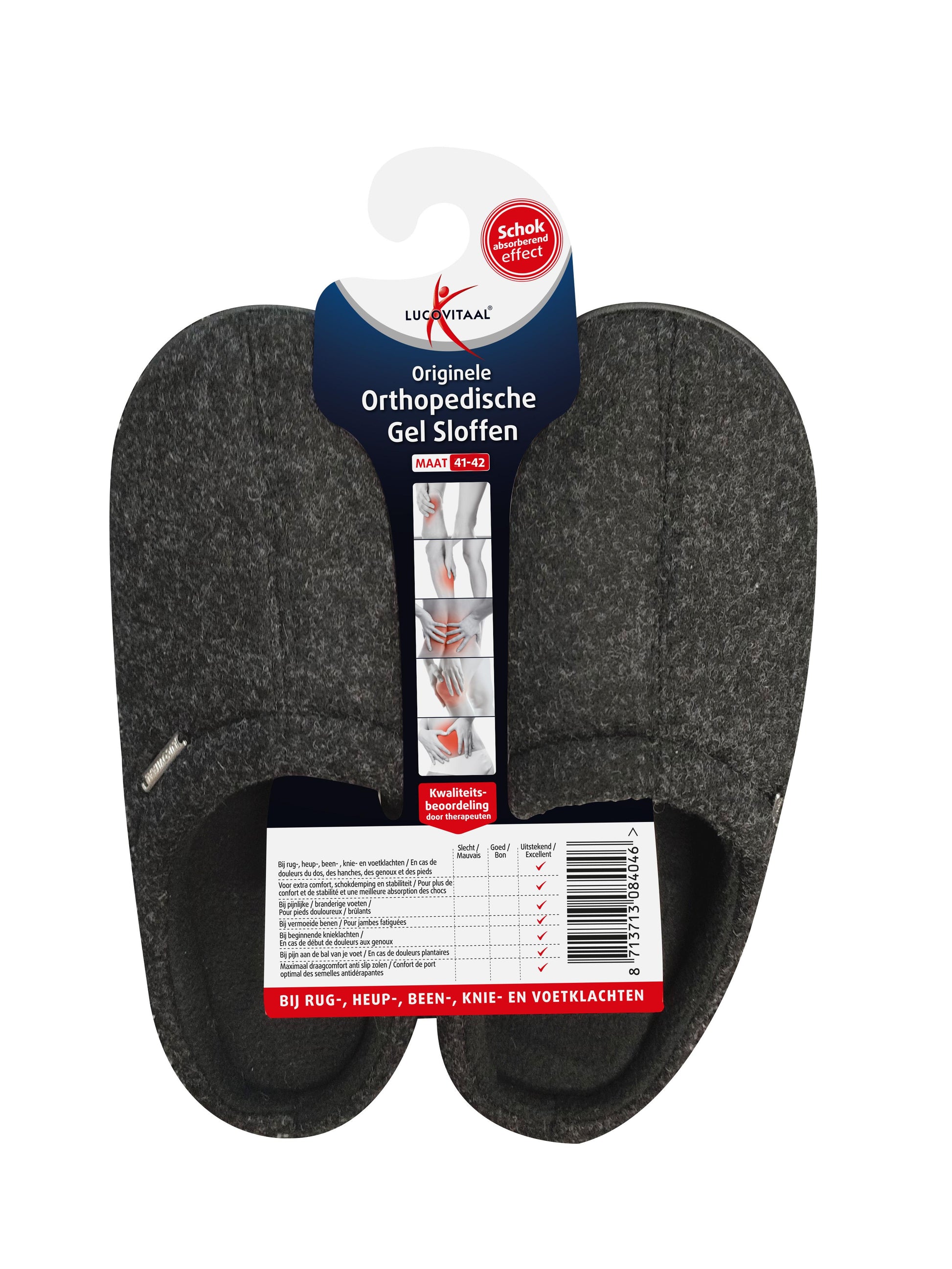 Lucovitaal Slof gel orthopedische m.41-42 hanger