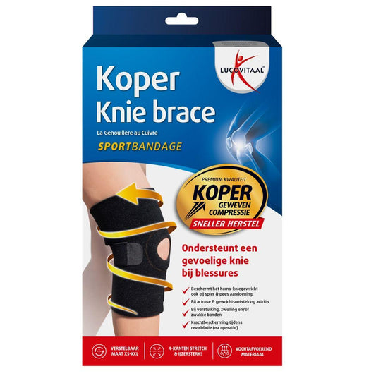 Lucovitaal Brace knie koper