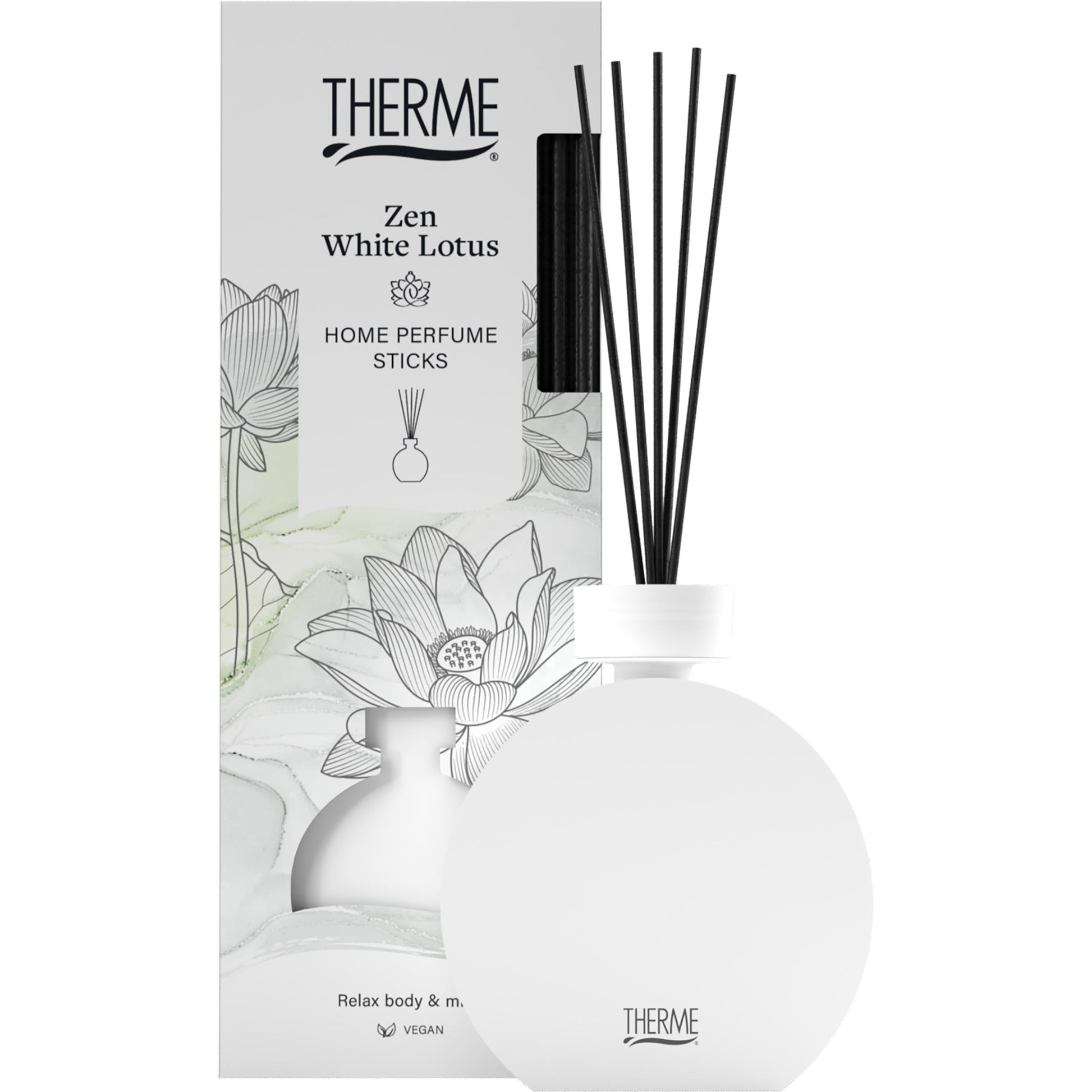 Therme Home perfume sticks zen white lotus