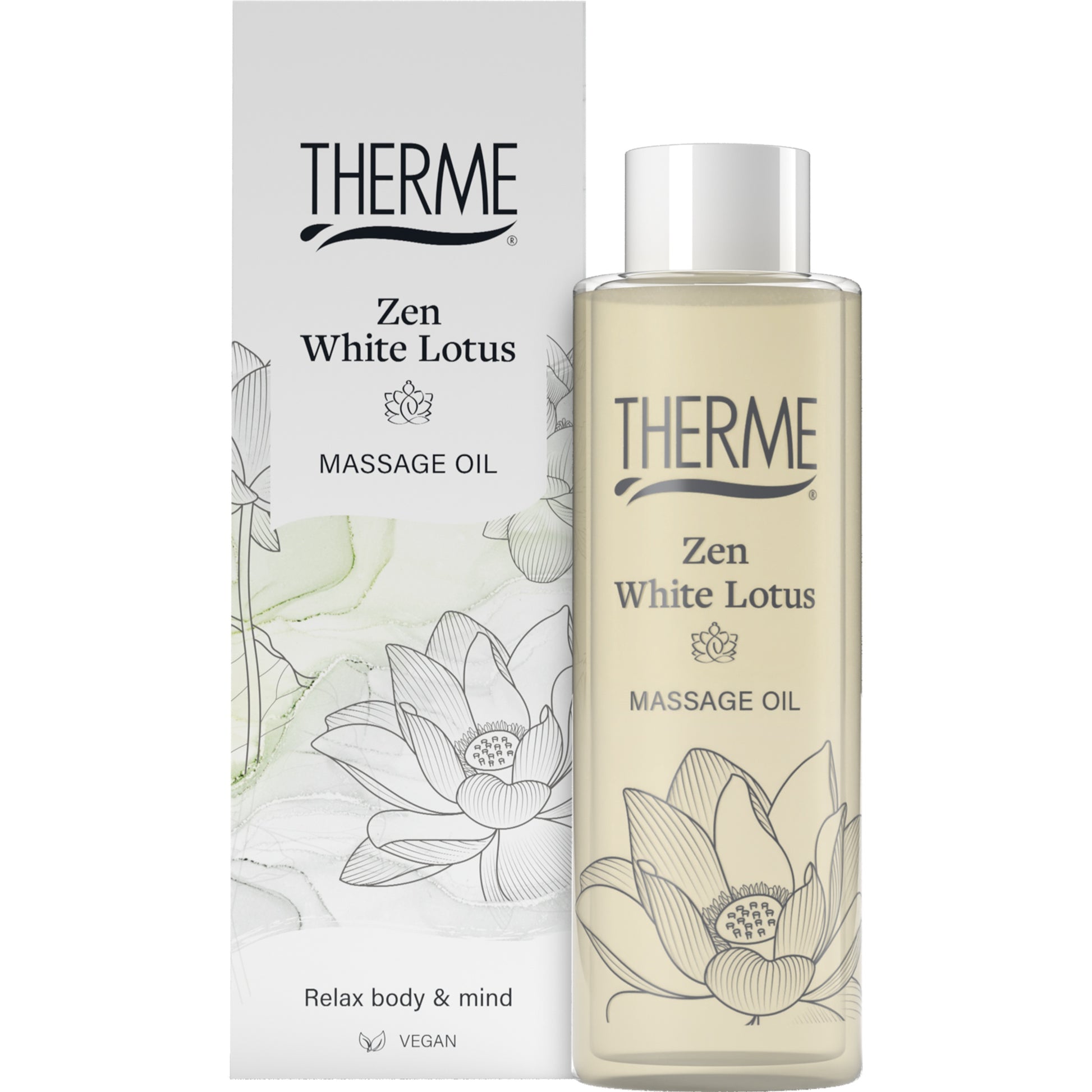 Therme Massage olie zen white lotus