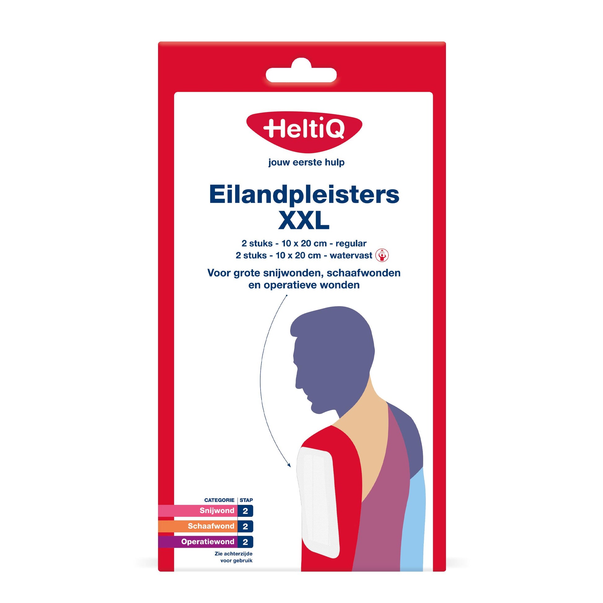 Heltiq Eilandpleister xxl 10x20cm