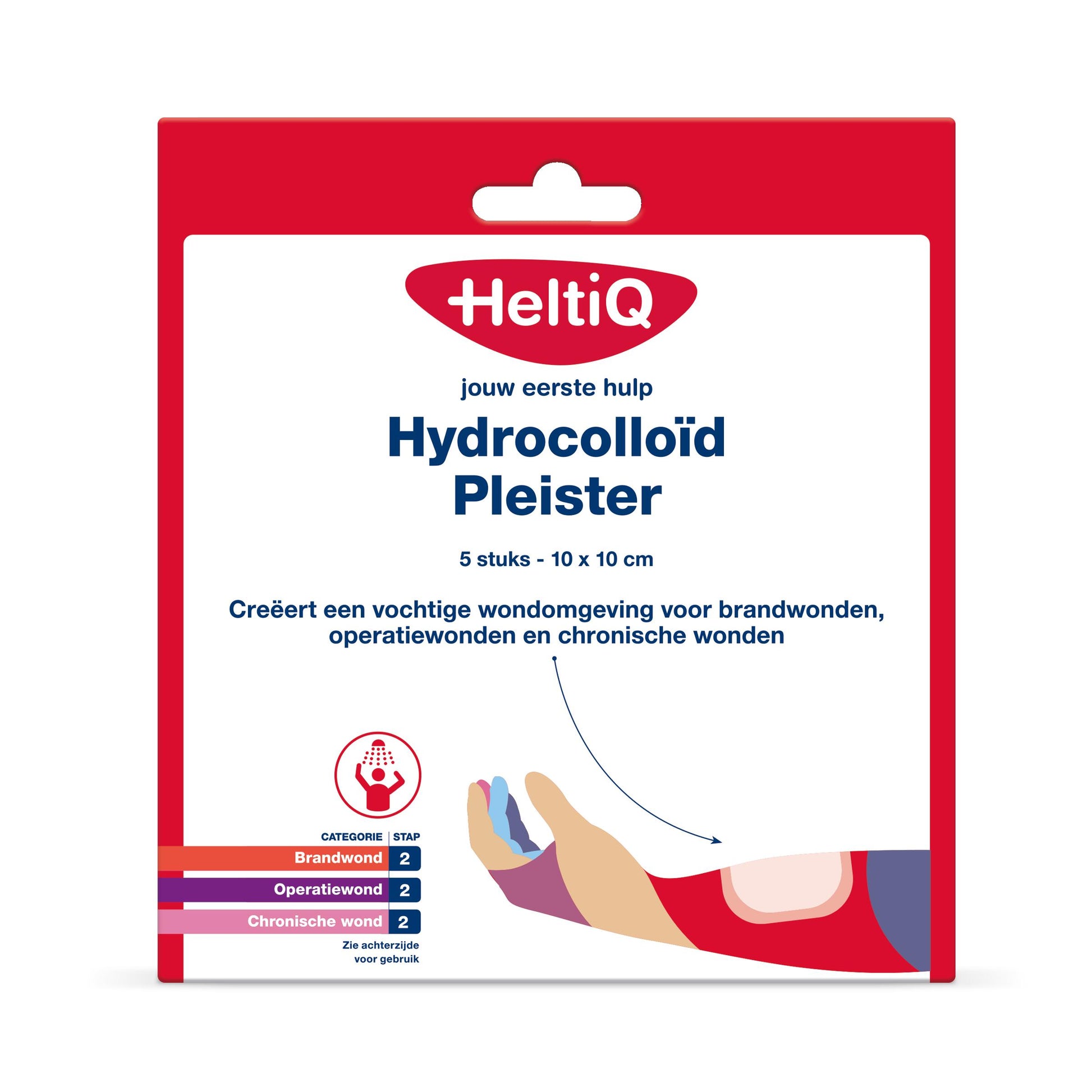 Heltiq Hydrocolloid pleister 10x10cm