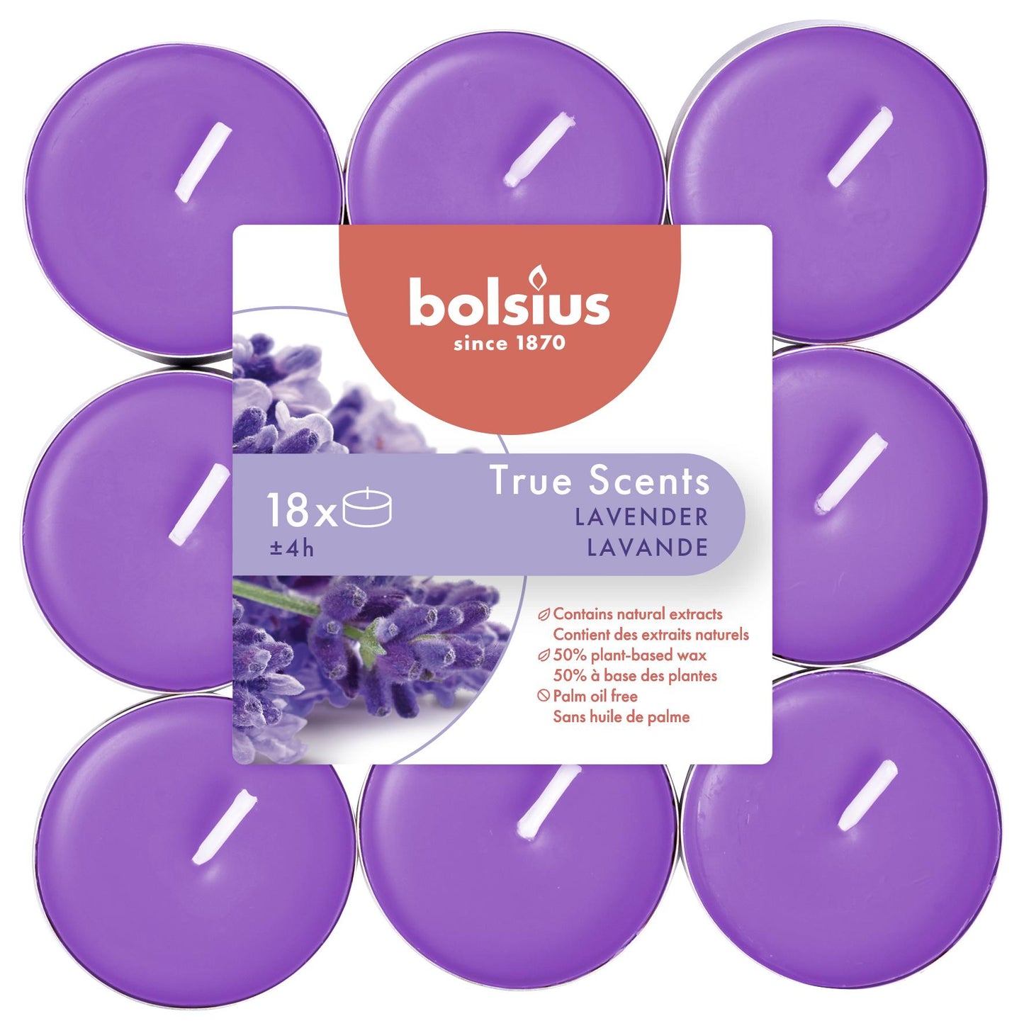 Bolsius Geurtheelichten true scents lavender