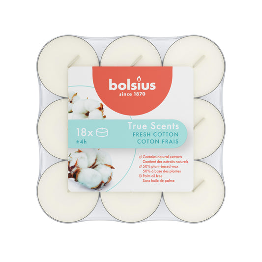 Bolsius Geurtheelichten true scents fresh cotton