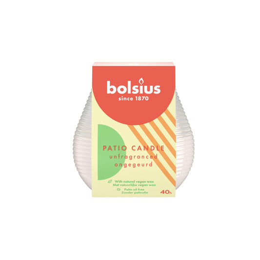 Bolsius Patiolight true citronella melkwit ongegeurd