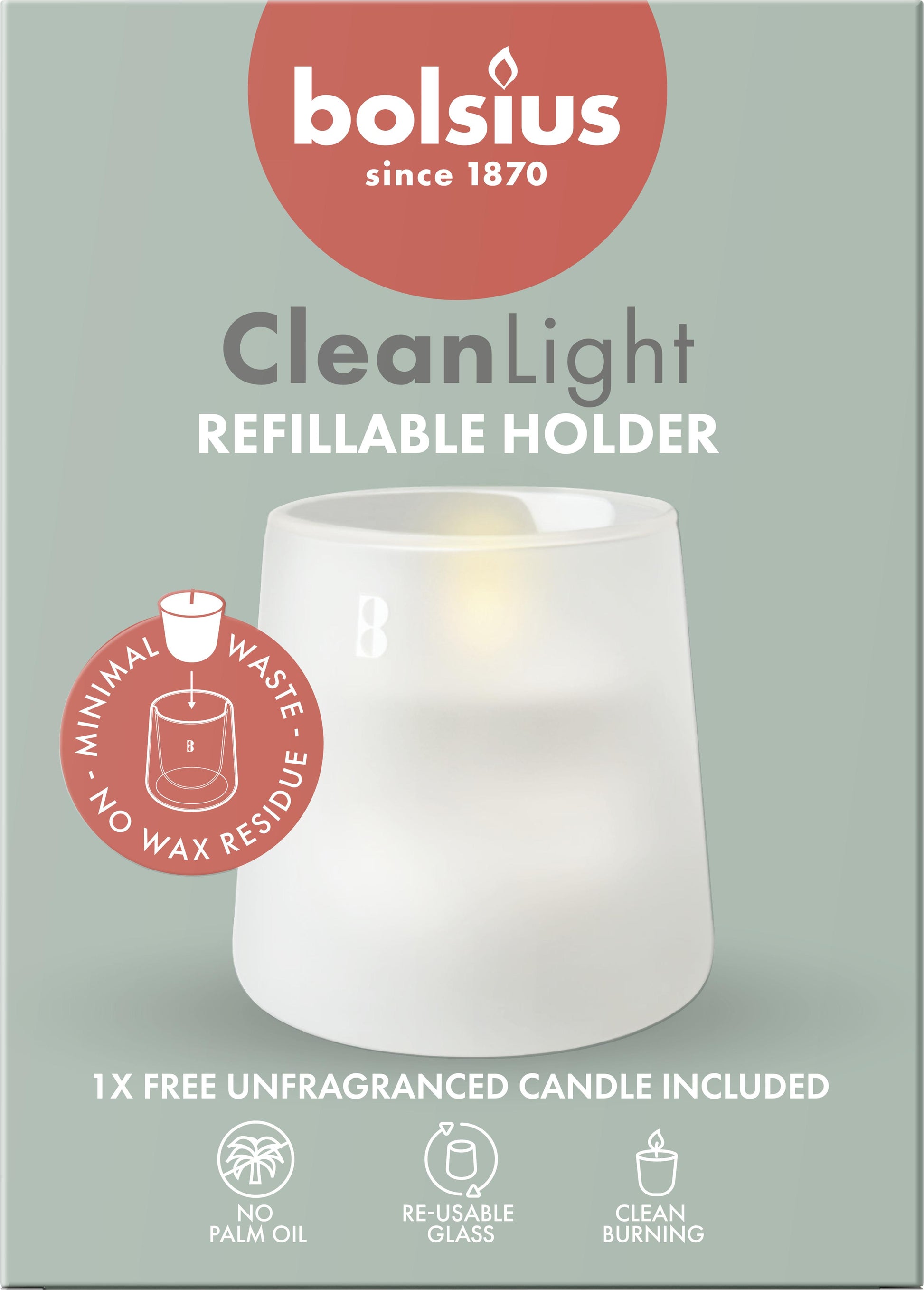 Bolsius Clean light starterkit wit
