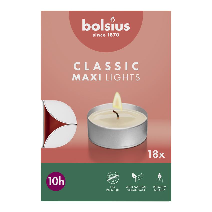 Bolsius Theelicht maxi 10 uur