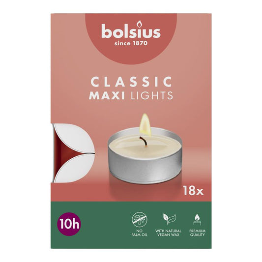 Bolsius Theelicht maxi 10 uur