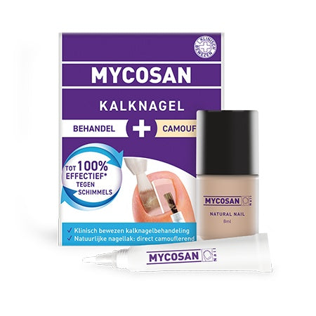 Mycosan Kalknagel behandel + camoufleer