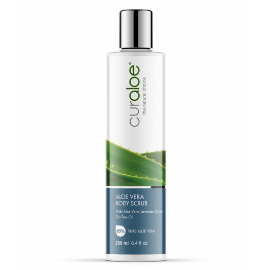 Curaloe Scrub moisturizing aloe vera