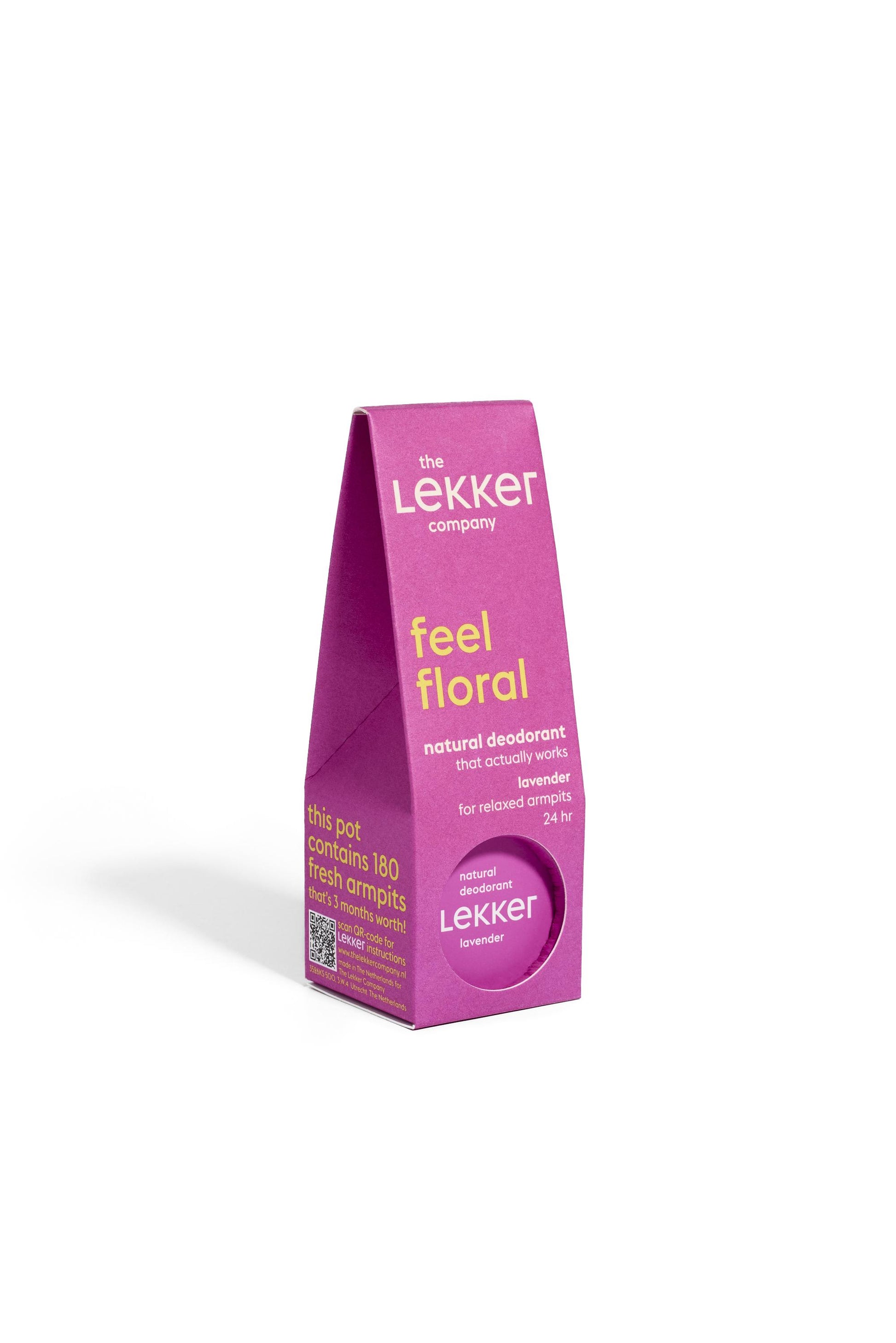 Lekker Deocreme feel floral lavender
