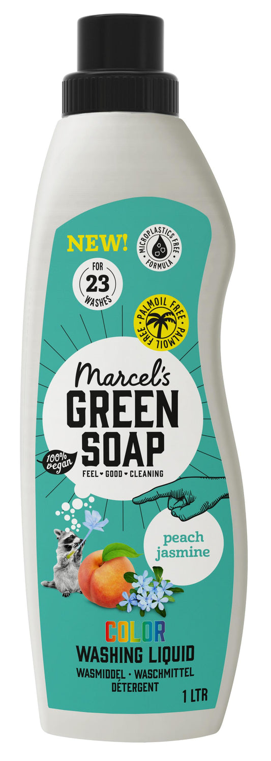 Marcels Green Soap Wasmiddel kleur perzik & jasmijn
