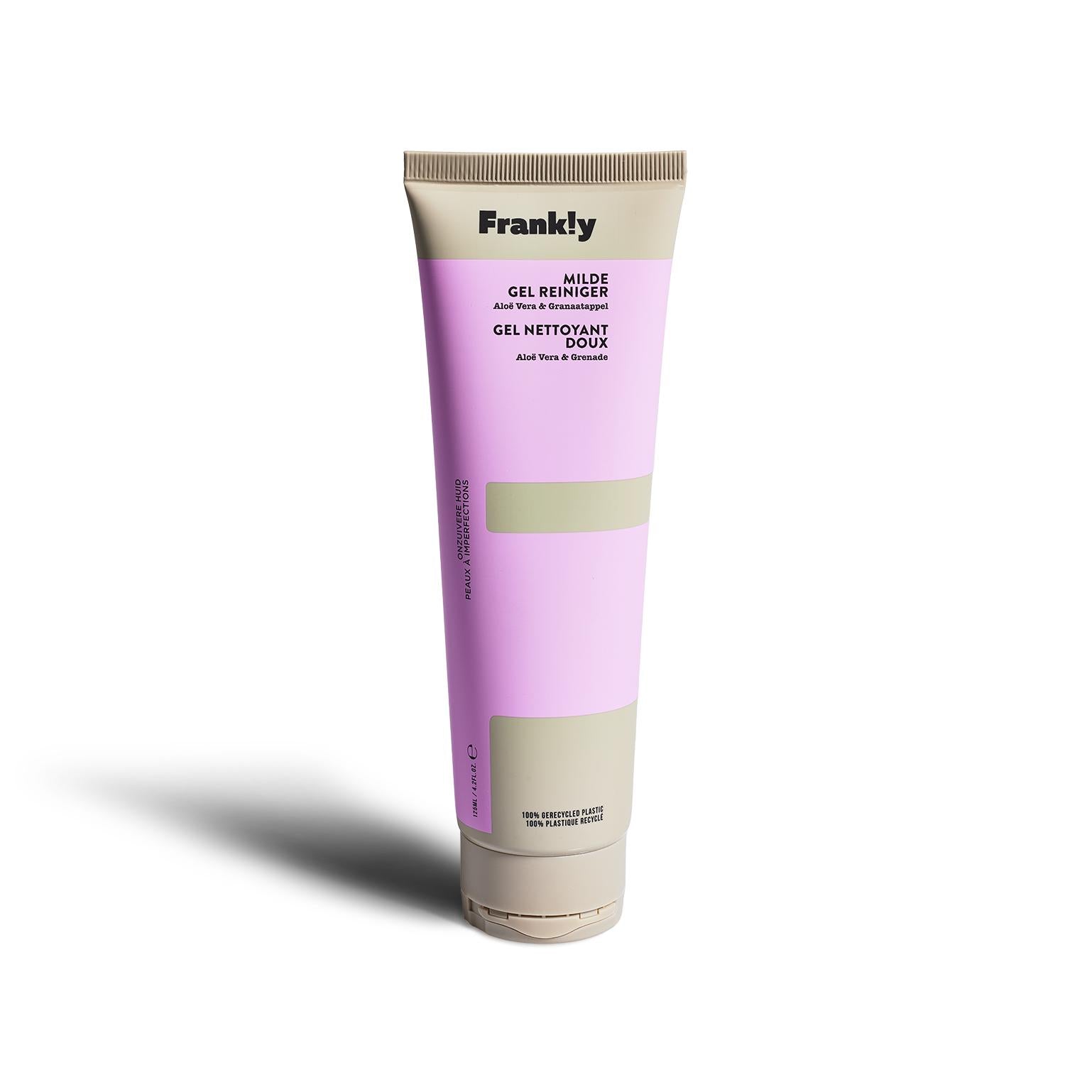 Frankly Milde gel reiniger onzuivere huid aloe vera&granaatappel