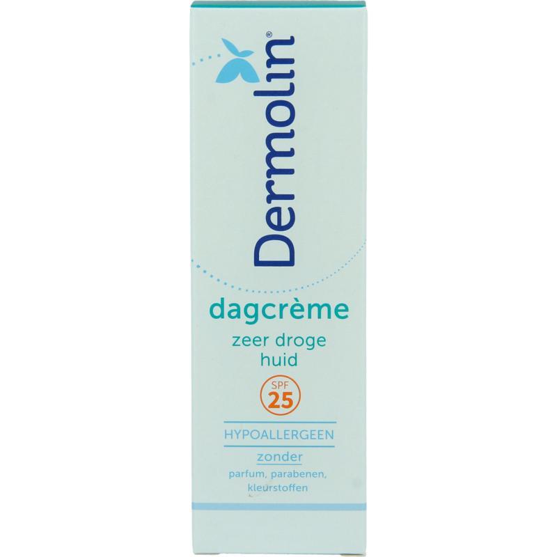 Dermolin Dagcreme zeer droge huid met spf25