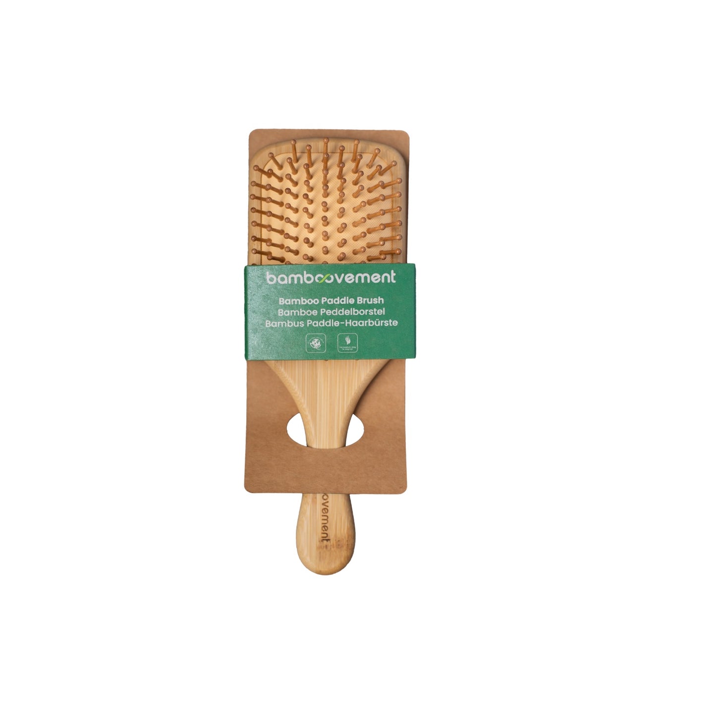 Bamboovement Bamboe haarborstel paddle