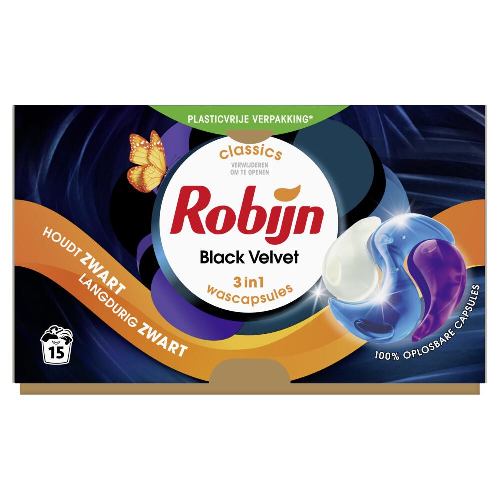 Robijn Vloeibaar wasmiddel capsule black velvet